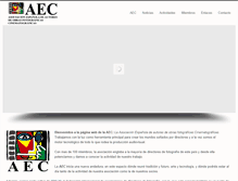Tablet Screenshot of cineaec.com